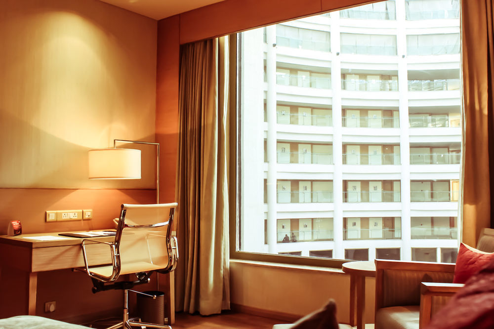 Radisson Blu Hotel New Delhi Dwarka Rom bilde A room at the hotel
